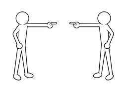 one anotherのイラスト